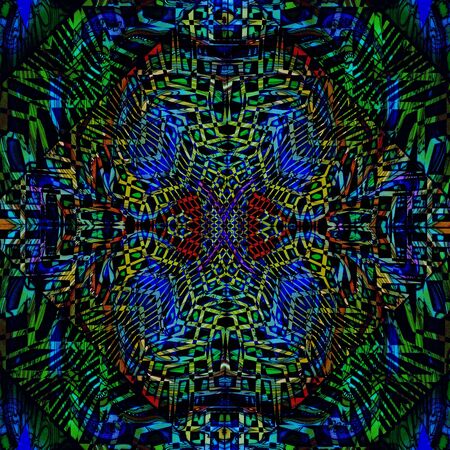 kaleidoscope, mosaic background  motleyの写真素材