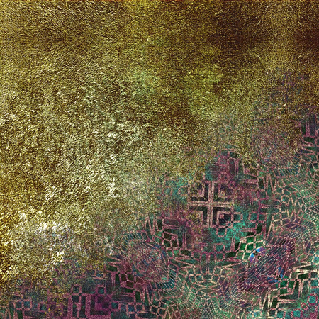 geometric pattern granular background, metalic imitationの写真素材