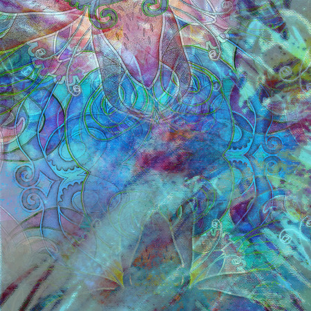 abstract exotic pattern motley  backgroundの写真素材