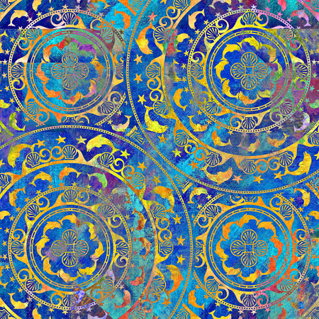 background shape geometric, golden colorの写真素材