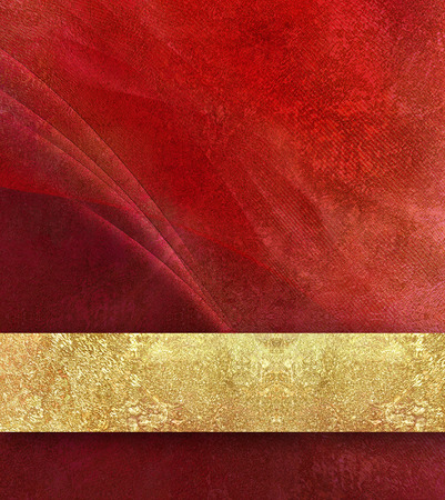 abstract red textured background with golden sprayingの写真素材