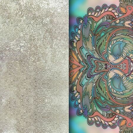 pink floral design, vintage pastel backgroundの写真素材
