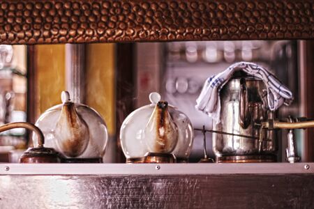 teapots over furnace