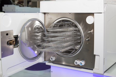 Steril machine for surgery toolsの写真素材