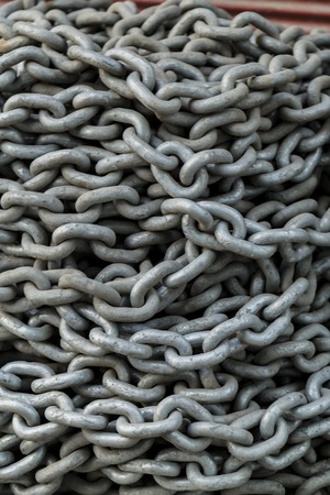 Several types of chains for designの写真素材