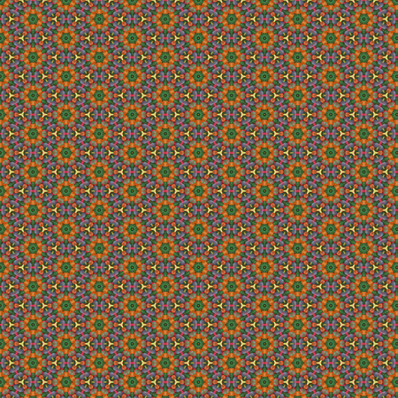 High pixel abstract geometric background pattern with orange and green colorsの写真素材