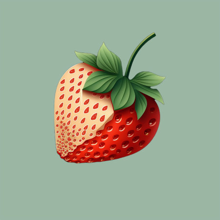 Simple and minimal style strawberryの素材