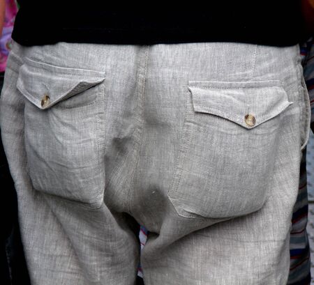 After a diet - with full pocketsの写真素材