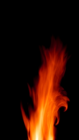 fire-in-the-nightの写真素材