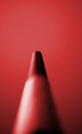 contour pen - redの写真素材