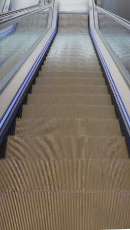 escalator downの写真素材