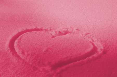 pink heartの写真素材