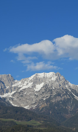 big and high mountainの写真素材