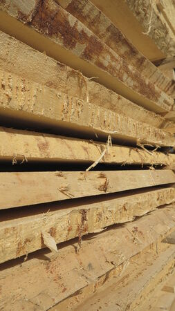 planks of wood - raw materialの写真素材