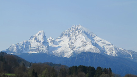 white summit of the mountainsの写真素材