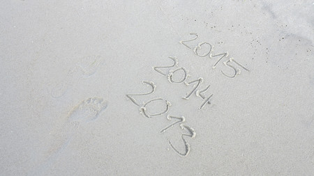 background year changeの写真素材