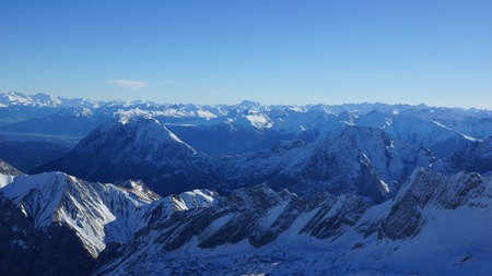 beautiful summit of the mountainsの写真素材