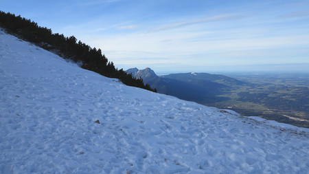 winter in the mountainsの写真素材