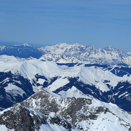 Peaks of the Alps in Europeの写真素材