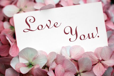 flowers with love card