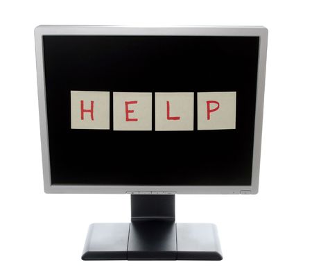 LCD monitorの写真素材