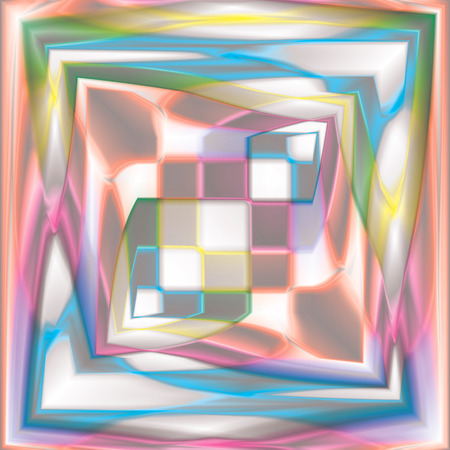 Multicolored computer generated spiral fractal design backgroundのイラスト素材