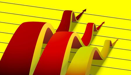 three colored arrows going up on the strings