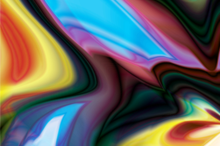 abstract multicolored kaleidoscope spiral from the centerの写真素材