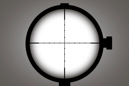 optical sight. Vector concept illustration for designのイラスト素材