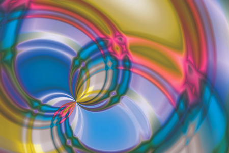 Abstract color swirl Vortices in the centerの写真素材