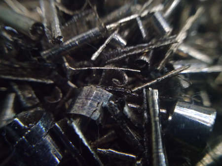 macro, metal shavingsの写真素材