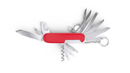 Swiss Army Knife unfolded