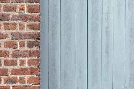 brick wall and wood panel background