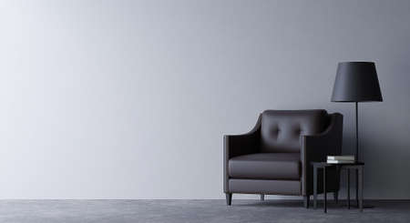 A living room is a room in a home. The living room in a home is shared by the people living in the home. 3d renderingの写真素材