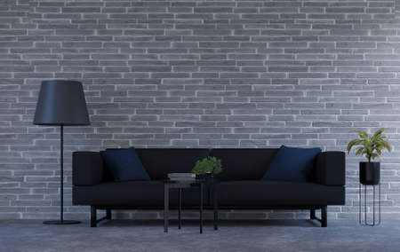 A loft is a building upper storey attic  or elevated area in a room directly under the roof or just a storage space under the roof usually accessed by a ladder. 3d renderingの写真素材