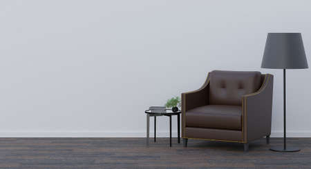 A living room is a room in a home. The living room in a home is shared by the people living in the home. 3d renderingの写真素材