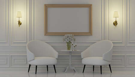 Interior design is the art and science of enhancing the interior of a building to achieve a healthier and more aesthetically pleasing environment for the people using the space.3d renderingの写真素材