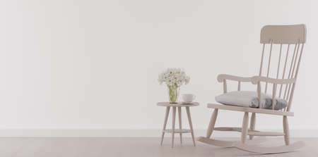 A family room is an informal  all purpose room in a house  The family room is designed to be a place where family and guests gather for group recreation like talking  reading  watching TV.3d renderingの写真素材