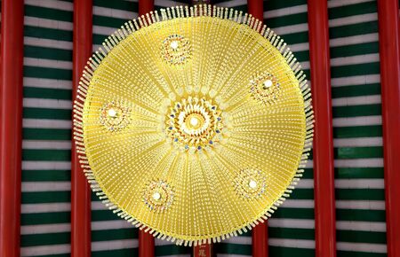 Beautiful crystal chandelierの写真素材