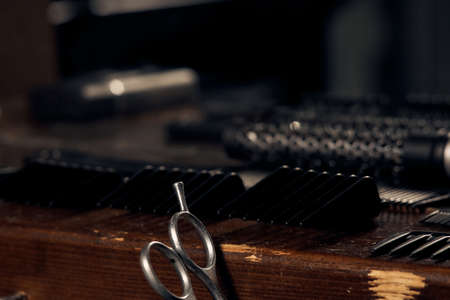 A set of tools for the barbershop master.の写真素材