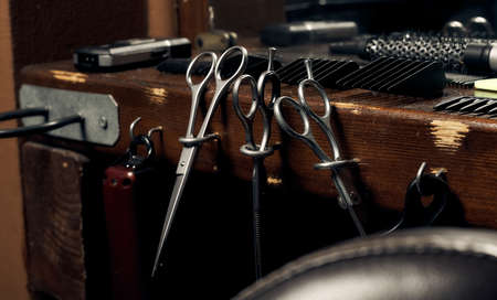 A set of tools for the barbershop master.