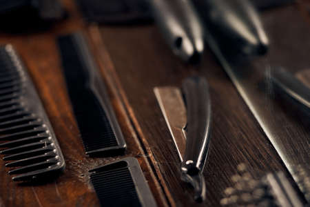 A set of tools for the barbershop master.の写真素材