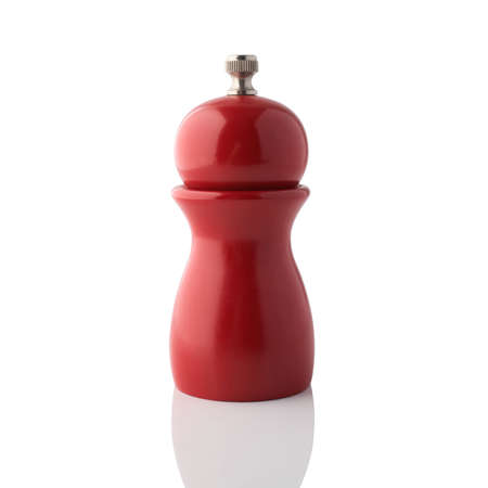 Pepper mill isolated on white background.の写真素材