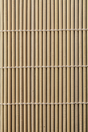 Bamboo background texture. Mat for making sushi rolls.の写真素材