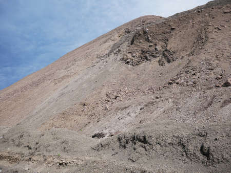 Close-up of large heap of rock stone quarry mining resources.の素材 [FY310170003896]