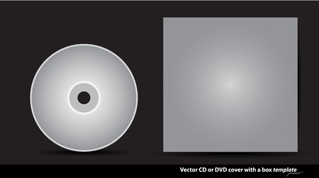 Template for creating CD or DVD covers designのイラスト素材