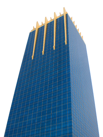 Blue building in capital cityの写真素材