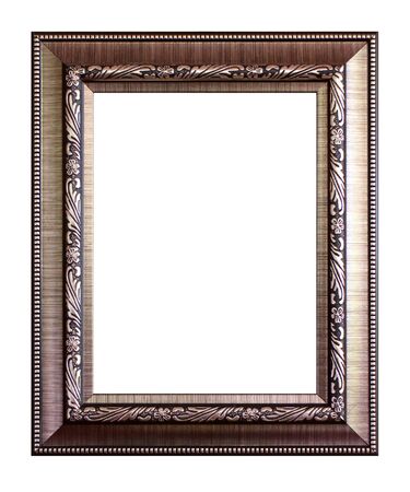 Bronze vintage frame isolatedの写真素材