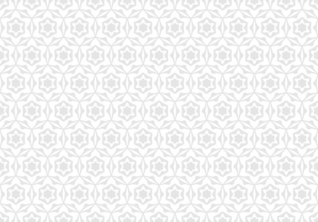 Geometric seamless gray hexagon patternのイラスト素材