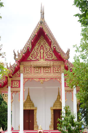 Buddhist temple in Thailand の写真素材